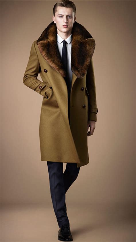 burberry fur parka mens|burberry men's coat outlet.